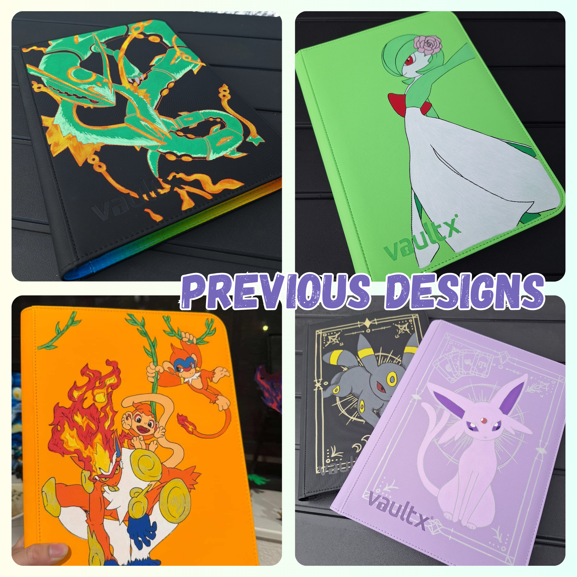 Custom Painted 9 Pocket TCG Binders