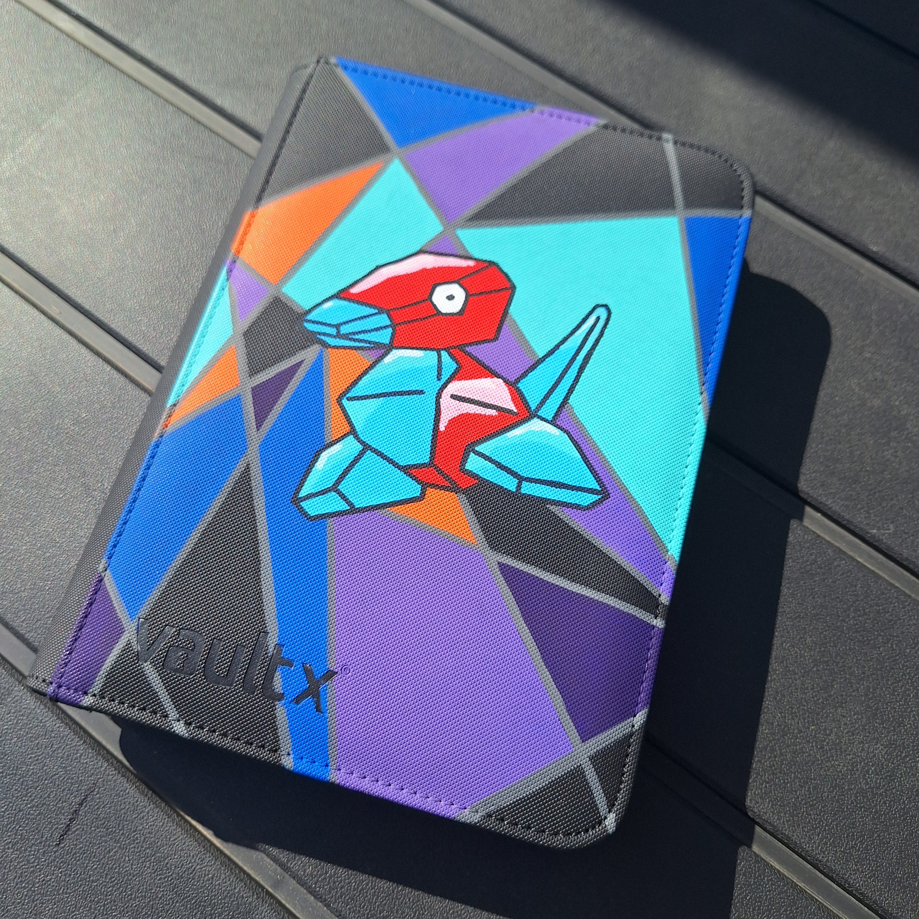 4 Pocket Porygon Inspired Black Custom Binder
