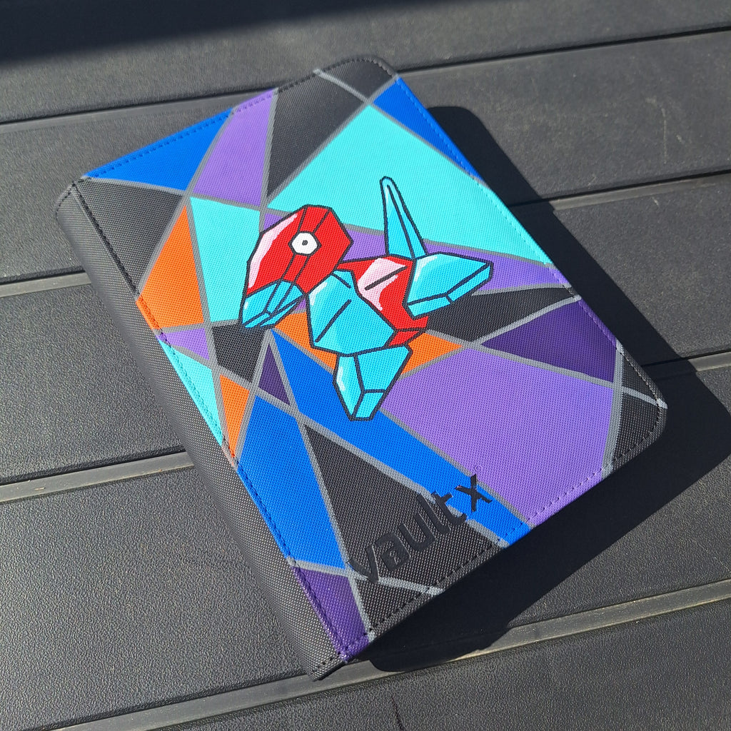 4 Pocket Porygon Inspired Black Custom Binder
