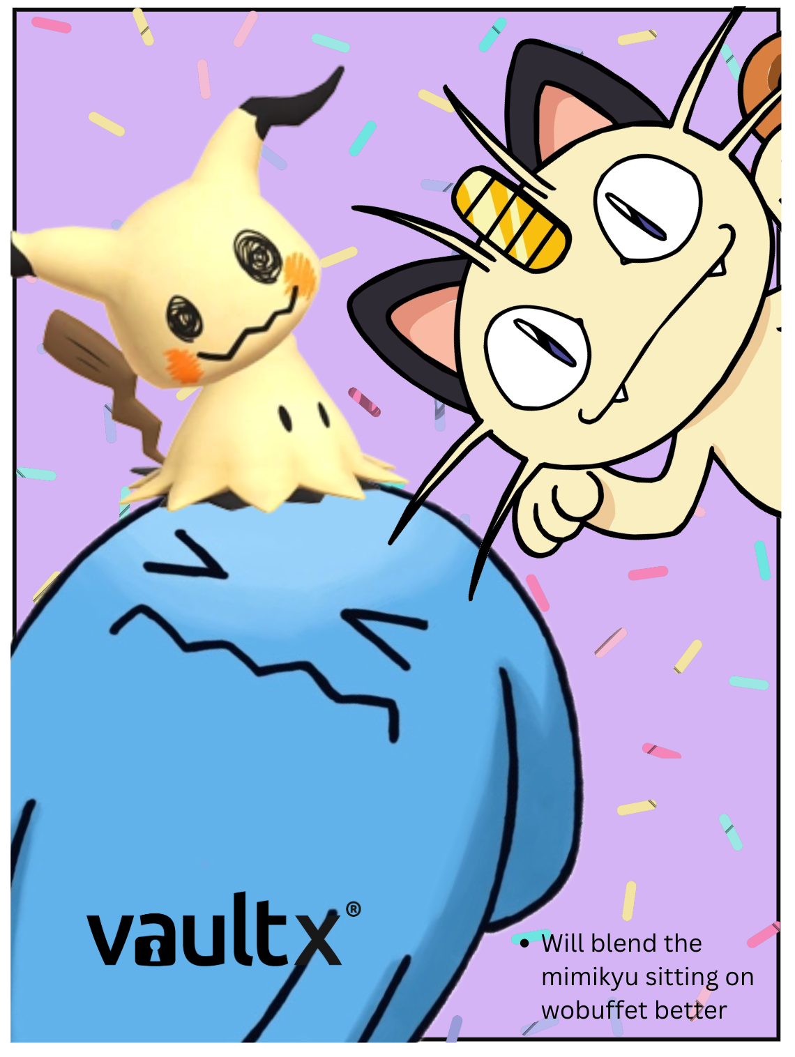 Wobb, Mimi and Meowth Custom for Daniel